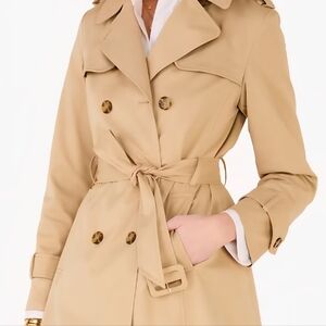 Kate Spade Beige Double-Breasted Trench Coat. THE PREFECT TRENCH. SIZE- XS